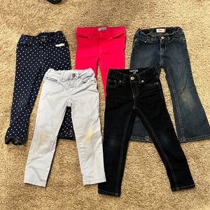 Girl Skinny and Flare size 4 Jeans (bundle)